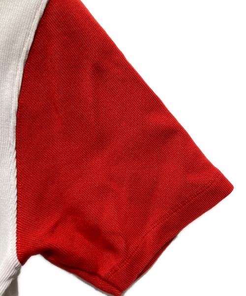 ami（アミ）ami (アミ) Ami de Coeur Tシャツ ホワイト×レッド サイズ:Mの古着・服飾アイテム