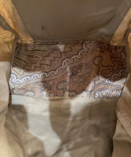 ETRO（エトロ）ETRO (エトロ) ペイズリー柄リュック ベージュの古着・服飾アイテム