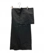 YOHJI YAMAMOTOヨウジヤマモト）の古着「ラップスカート」｜ブラック