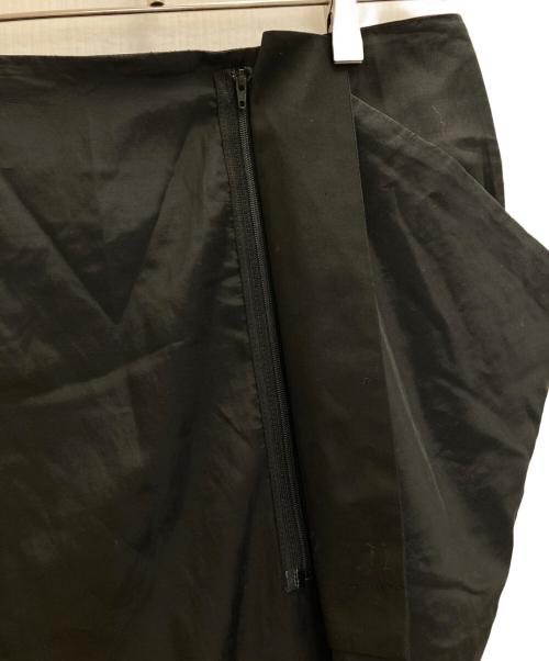 YOHJI YAMAMOTO（ヨウジヤマモト）YOHJI YAMAMOTO (ヨウジヤマモト) ラップスカート ブラック サイズ:Sの古着・服飾アイテム