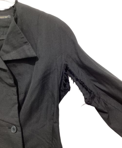 YOHJI YAMAMOTO（ヨウジヤマモト）YOHJI YAMAMOTO (ヨウジヤマモト) アシンメトリーシャツ ブラック サイズ:1の古着・服飾アイテム