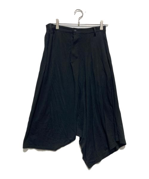 B Yohji Yamamoto（ビーヨウジヤマモト）B Yohji Yamamoto (ビーヨウジヤマモト) チェックレイヤードサルエルパンツ ブラック×ブルー サイズ:Sの古着・服飾アイテム