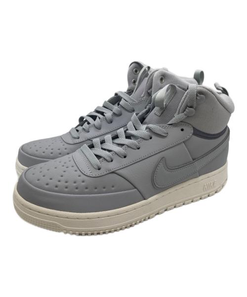 NIKE（ナイキ）NIKE (ナイキ) ハイカットスニーカー / Court Vision Mid / コート ビジョン ミッド  グレー サイズ:27㎝の古着・服飾アイテム