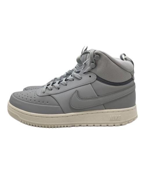 NIKE（ナイキ）NIKE (ナイキ) ハイカットスニーカー / Court Vision Mid / コート ビジョン ミッド  グレー サイズ:27㎝の古着・服飾アイテム