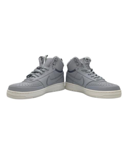 NIKE（ナイキ）NIKE (ナイキ) ハイカットスニーカー / Court Vision Mid / コート ビジョン ミッド  グレー サイズ:27㎝の古着・服飾アイテム