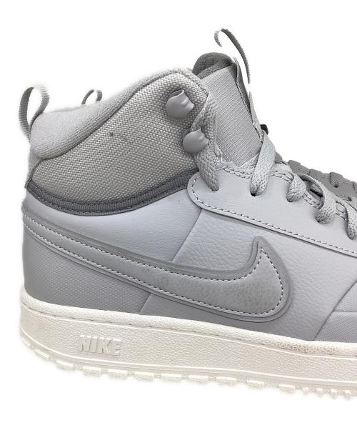 NIKE（ナイキ）NIKE (ナイキ) ハイカットスニーカー / Court Vision Mid / コート ビジョン ミッド  グレー サイズ:27㎝の古着・服飾アイテム