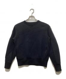 sacai（サカイ）の古着「ジップデザインスウェット」｜ブラック