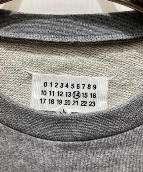 Maison Margiela（メゾンマルジェラ）Maison Margiela (メゾンマルジェラ) ELBOW PATCH SWEAT SHIRT グレー サイズ:SIZE 44の古着・服飾アイテム