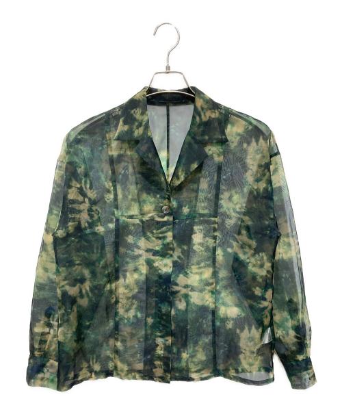 RIM.ARK（リムアーク）RIM.ARK (リムアーク) Exuding texture sheer SH カーキ サイズ:FREEの古着・服飾アイテム