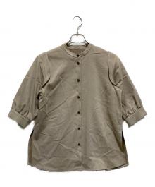 RIM.ARK（リムアーク）の古着「Shoulder design SHIRT」｜ベージュ