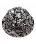 中古・古着 stussy hats (ステューシー) バケットハット ブラック×ホワイト：8000円