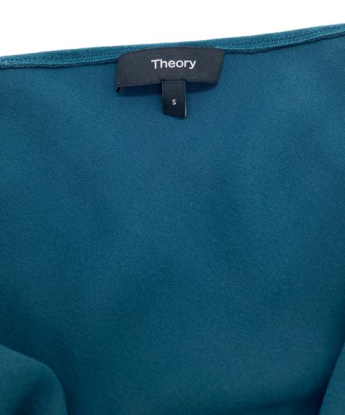 theory（セオリー）theory (セオリー) CREPE COMBO RIB WB DR B グリーン サイズ:Sの古着・服飾アイテム