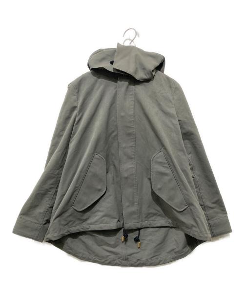 THE RERACS（ザ リラクス）THE RERACS (ザ リラクス) ショートモッズコート グリーン サイズ:36の古着・服飾アイテム