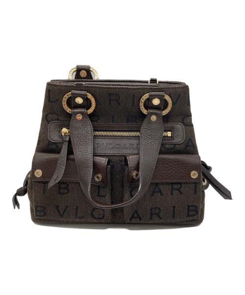 BVLGARI（ブルガリ）BVLGARI (ブルガリ) ハンドバッグ ブラウンの古着・服飾アイテム