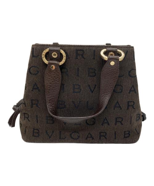 BVLGARI（ブルガリ）BVLGARI (ブルガリ) ハンドバッグ ブラウンの古着・服飾アイテム