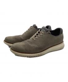 COLE HAAN（コールハーン）の古着「ゼログランド レーザー ウィング スニーカー」｜ベージュ