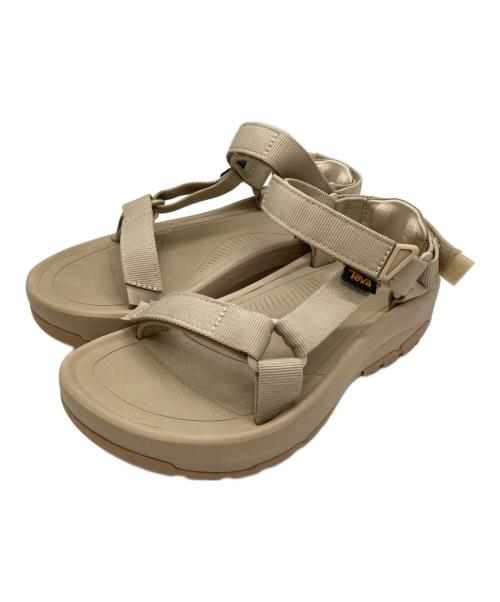 TEVA（テバ）TEVA (テバ) ハリケーンサンダル ベージュ サイズ:US7の古着・服飾アイテム