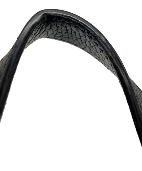 GUCCI（グッチ）GUCCI (グッチ) インターロッキングG レザーチェーンバックパック ブラックの古着・服飾アイテム