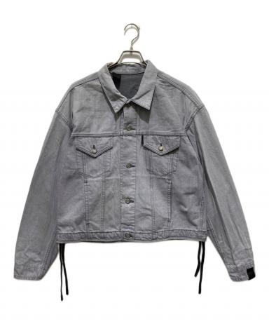 【美品、値下げ中】N.HOOLYWOOD DENIM JACKET 中古・古着通販】N.HOOLYWOOD (エヌ ハリウッド) DENIM JACKET グレー