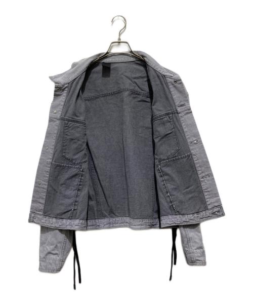 N.HOOLYWOOD（エヌ ハリウッド）N.HOOLYWOOD (エヌ ハリウッド) DENIM JACKET グレー サイズ:Mの古着・服飾アイテム