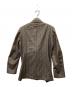 UJOH (ウジョー) Side Slit Jacket ブラウン サイズ:2：19000円