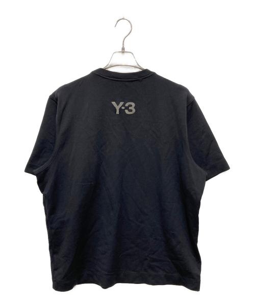 Y-3（ワイスリー）Y-3 (ワイスリー) M COVER KNIT SHELL SS TEE ブラック サイズ:Lの古着・服飾アイテム