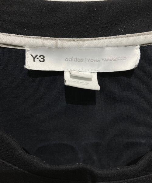 Y-3（ワイスリー）Y-3 (ワイスリー) M COVER KNIT SHELL SS TEE ブラック サイズ:Lの古着・服飾アイテム