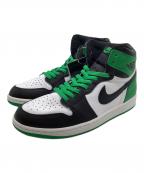 NIKEナイキ）の古着「Air Jordan 1 Retro High OG エア ジョーダン 1 レトロ ハイ オリジナル」｜Celtics/Black and Lu