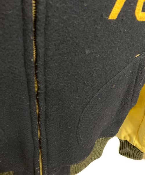 SUGAR CANE（シュガーケーン）SUGAR CANE (シュガーケーン) スタジャン ベージュ×ネイビー サイズ:40の古着・服飾アイテム