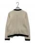 Mila Owen (ミラオーウェン) ノーカラーニットジャケット ベージュ×ブラック サイズ:M：5000円