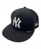 New Era×Cooperstown×GROWAROUNDニューエラ×クーパーズタウン×グロウアラウンド）の古着「別注キャップ New york Yankees ニューヨークヤンキース GORE-TEX ゴアテックス」｜ブラック