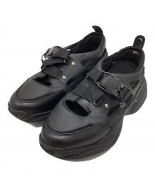 OAO（オーエーオー）の古着「THE CURVE 1 AERO ザ カーブ 1 エアロ ローカットスニーカー」｜ブラック