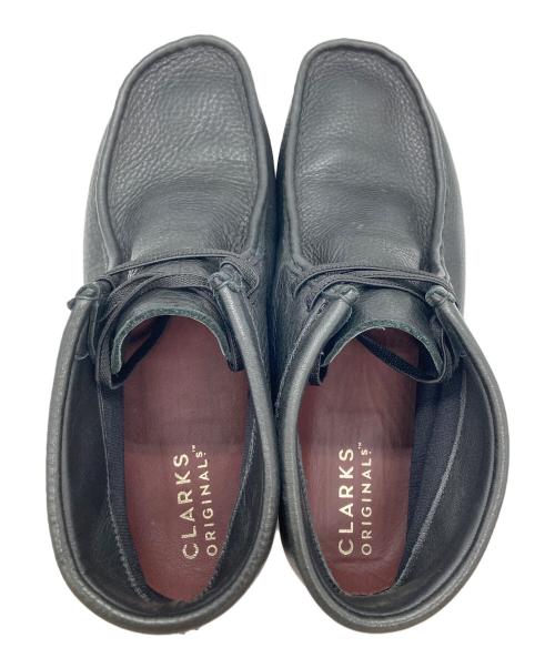 CLARKS ORIGINALS（クラークス オリジナルズ）CLARKS ORIGINALS (クラークス オリジナルズ) レザーワラビーブーツ ブラック サイズ:28㎝の古着・服飾アイテム