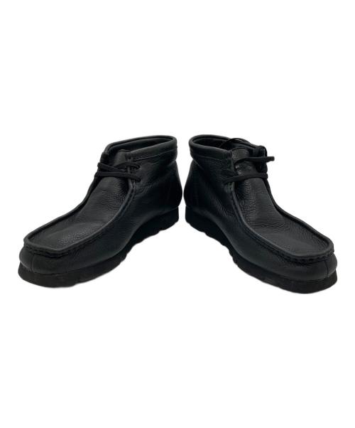 CLARKS ORIGINALS（クラークス オリジナルズ）CLARKS ORIGINALS (クラークス オリジナルズ) レザーワラビーブーツ ブラック サイズ:28㎝の古着・服飾アイテム