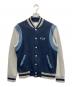 maison kitsune（メゾンキツネ）の古着「スウェットスタジャン」｜ネイビー