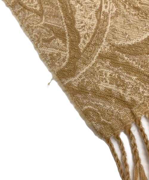 CELINE（セリーヌ）CELINE (セリーヌ) ペイズリー大判ストール ベージュの古着・服飾アイテム