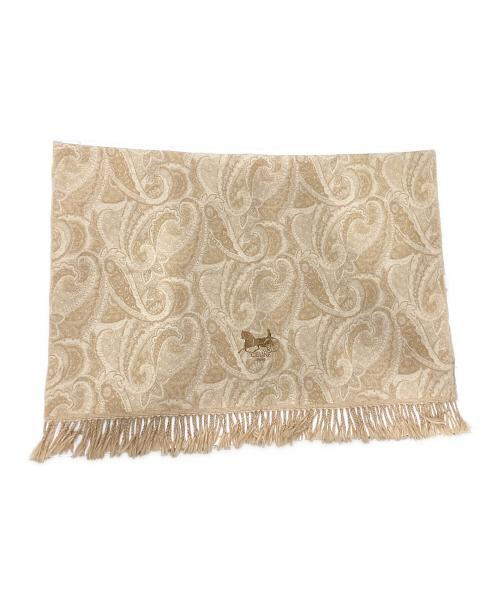 CELINE（セリーヌ）CELINE (セリーヌ) ペイズリー大判ストール ベージュの古着・服飾アイテム