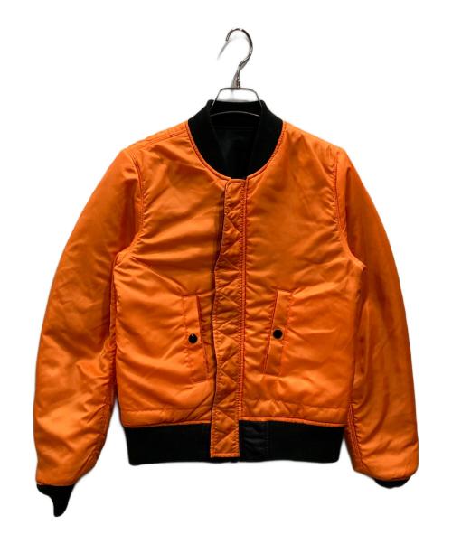 ALPHA INDUSTRIES INC（アルファインダストーリーズ）ALPHA INDUSTRIES INC (アルファインダストーリーズ) MA-1フライトジャケット ブラック×オレンジ サイズ:Mの古着・服飾アイテム