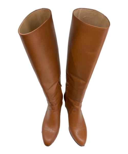 UNITED ARROWS（ユナイテッドアローズ）UNITED ARROWS (ユナイテッドアローズ) ロングブーツ ブラウン サイズ:36 1/2の古着・服飾アイテム