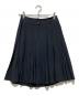 CHANEL (シャネル) COCO MARK BUTTONS SILK PLEATS SKIRT ココボタン プリーツ シルクスカート　 ブラック サイズ:36：19000円