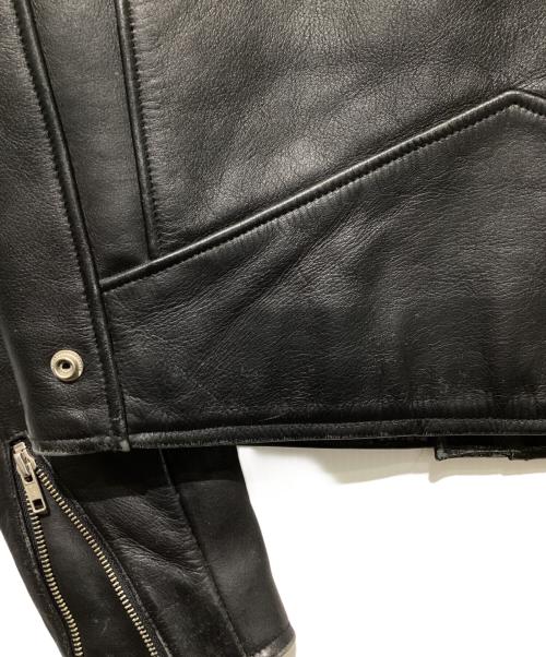 HARLEY-DAVIDSON（ハーレーダビッドソン）HARLEY-DAVIDSON (ハーレーダビッドソン) シングルレザーライダースジャケット ブラック サイズ:Sの古着・服飾アイテム