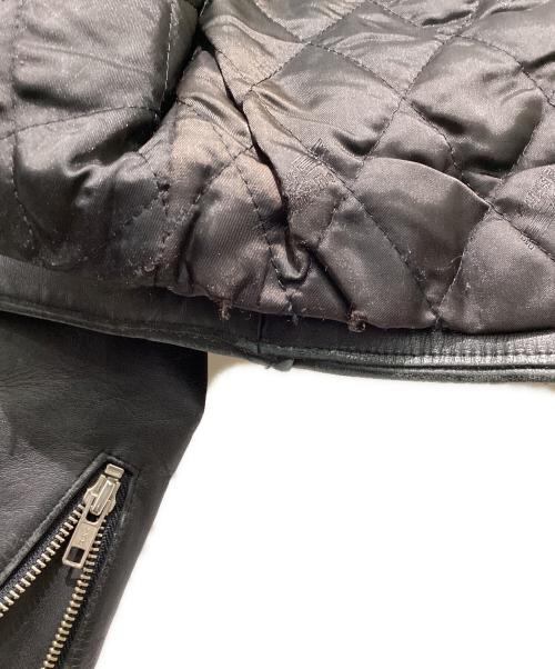 HARLEY-DAVIDSON（ハーレーダビッドソン）HARLEY-DAVIDSON (ハーレーダビッドソン) シングルレザーライダースジャケット ブラック サイズ:Sの古着・服飾アイテム