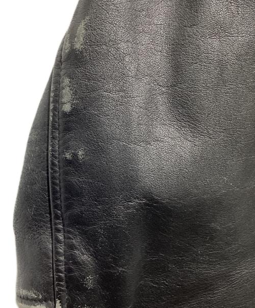 HARLEY-DAVIDSON（ハーレーダビッドソン）HARLEY-DAVIDSON (ハーレーダビッドソン) シングルレザーライダースジャケット ブラック サイズ:Sの古着・服飾アイテム