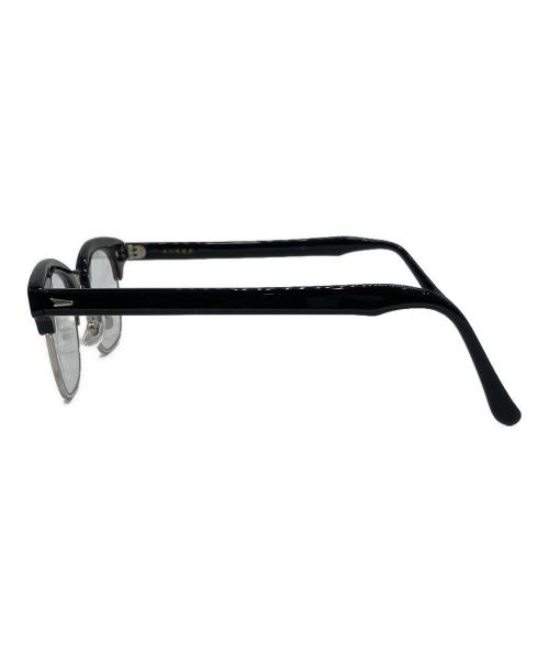 白山眼鏡店（ハクサンガンキョウテン）白山眼鏡店 (ハクサンガンキョウテン) 伊達眼鏡 ブラックの古着・服飾アイテム