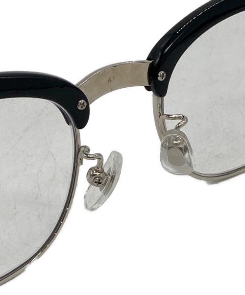 白山眼鏡店（ハクサンガンキョウテン）白山眼鏡店 (ハクサンガンキョウテン) 伊達眼鏡 ブラックの古着・服飾アイテム