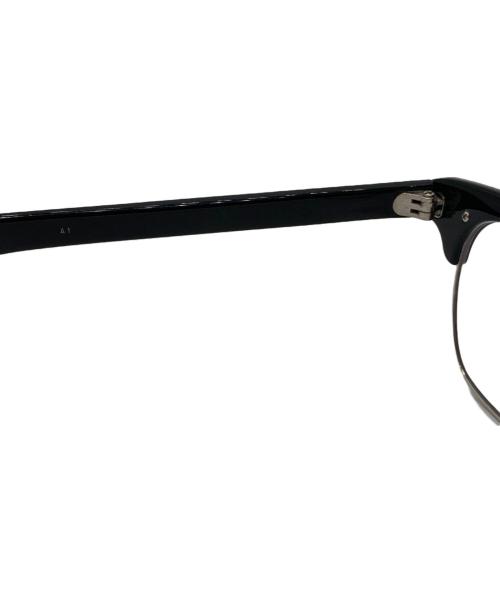 白山眼鏡店（ハクサンガンキョウテン）白山眼鏡店 (ハクサンガンキョウテン) 伊達眼鏡 ブラックの古着・服飾アイテム