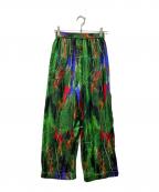 OMMOオーエムエムオー）の古着「RELAX AIRLY PANTS」｜グリーン