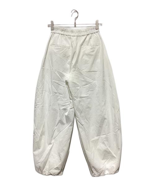 OMMO（オーエムエムオー）OMMO (オーエムエムオー) TUCK BALLOON PT ホワイト サイズ:38の古着・服飾アイテム