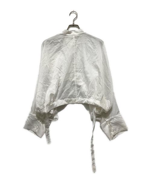 OMMO（オーエムエムオー）OMMO (オーエムエムオー) SHEER SHORT SH ホワイト サイズ:FREEの古着・服飾アイテム