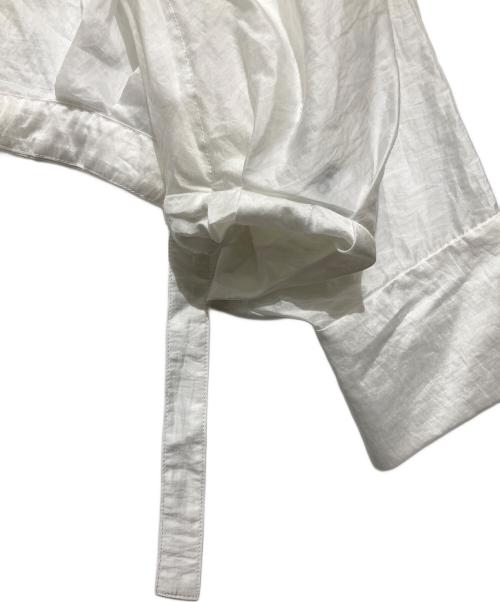 OMMO（オーエムエムオー）OMMO (オーエムエムオー) SHEER SHORT SH ホワイト サイズ:FREEの古着・服飾アイテム